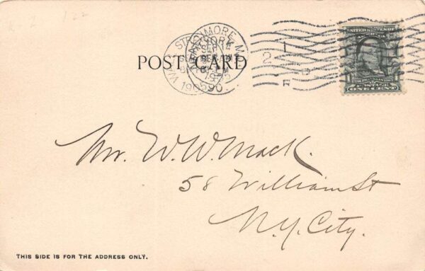 Baltimore Maryland American Building, Undivided Back, Vintage Postcard U10600 - Image 2