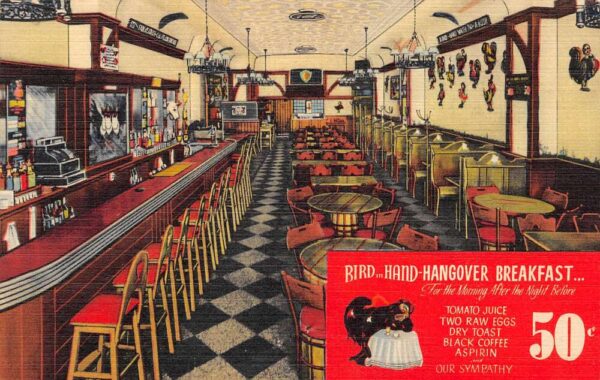 New York City New York The Bird In Hand Restaurant, Color Linen PC U10609