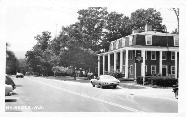 Hancock New Hampshire Hancock Inn Street Scene Real Photo Postcard AA71252