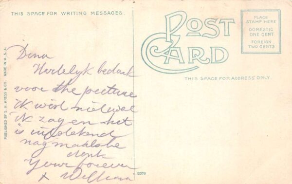 Wilmington North Carolina James Sprunts Residence Vintage Postcard AA71265 - Image 2