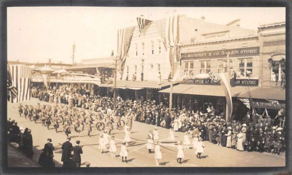 St Petersburg Florida Sangers Circus Parade Dancers Real Photo Non-PC AA71300