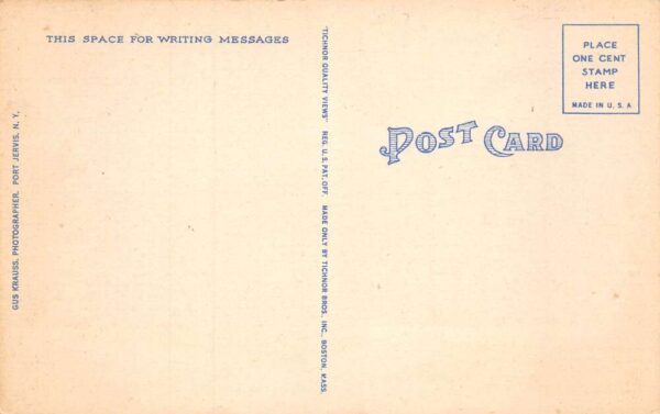 Port Jervis New York Port Jervis Bowl Bowling Alley Vintage Postcard AA71307 - Image 2