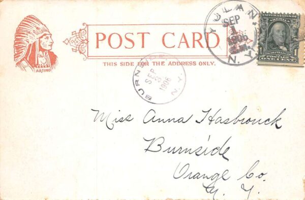 Yulan New York Washington Lake and Oakdene Vintage Postcard AA71319 - Image 2