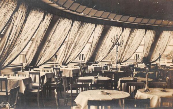 Dresden Germany Restaurant Kugelhaus Cafe Real Photo Vintage Postcard AA71455
