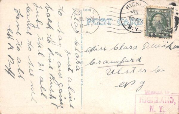 Galax Virginia First National Bank Interior Vintage Postcard AA71490 - Image 2