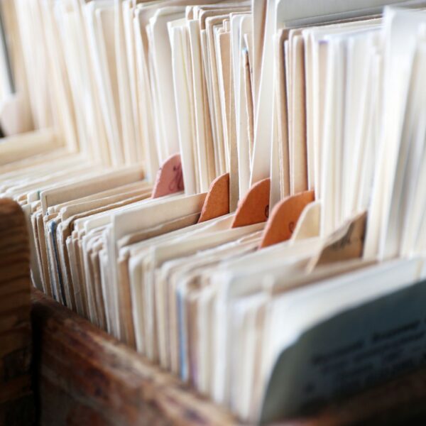 Organized paper files