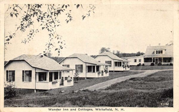 Whitefield New Hampshire Wander Inn & Cottages, B/W Photo Print PC U10856