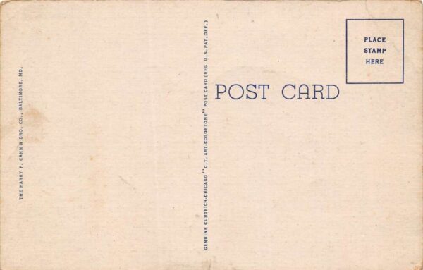 Ocean City Maryland Lambros Apartments, Coca Cola Sign Vintage Postcard U10890 - Image 2