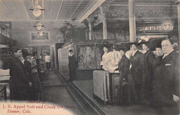 Denver Colorado JS Appel Suit and Cloak Clothing Store Interior PC AA71666