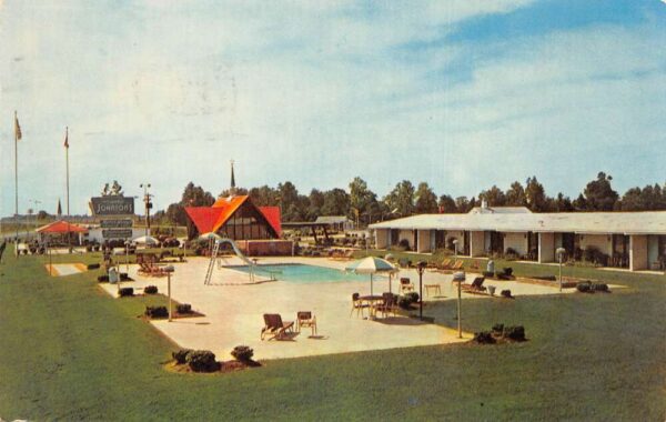 Dunn North Carolina Howard Johnson Motor Lodge and Restaurant Postcard AA71703