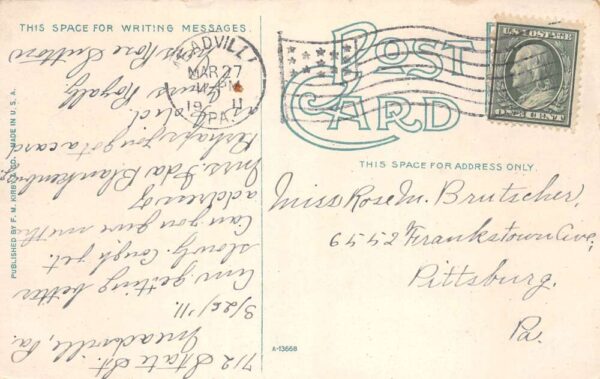 Meadville Pennsylvania Oakwood Park Coke Sign Vintage Postcard AA74685 - Image 2
