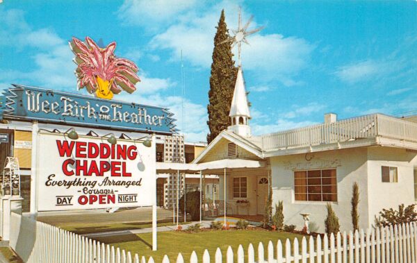 Las Vegas Nevada The Wee Kirk O The Heather Wedding Chapel, Chrome PC U13196