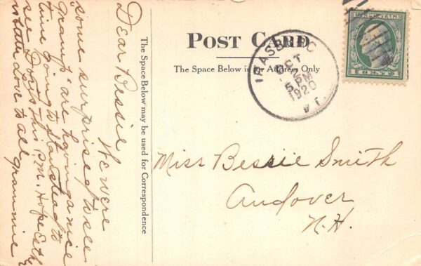 Irasburg Vermont Congregational Church Vintage Postcard AA74748 - Image 2