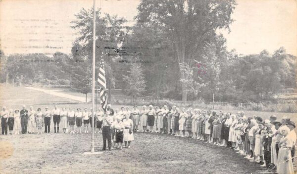 Brighton Michigan Senior Citizens Camp Vintage Postcard AA74801