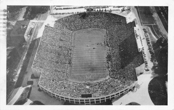 East Lansing Michigan Macklin Stadium Aerial View Vintage Postcard AA74806