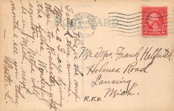 Sparta Wisconsin Camp Robinson Firing Practice Vintage Postcard AA74825 - Image 2