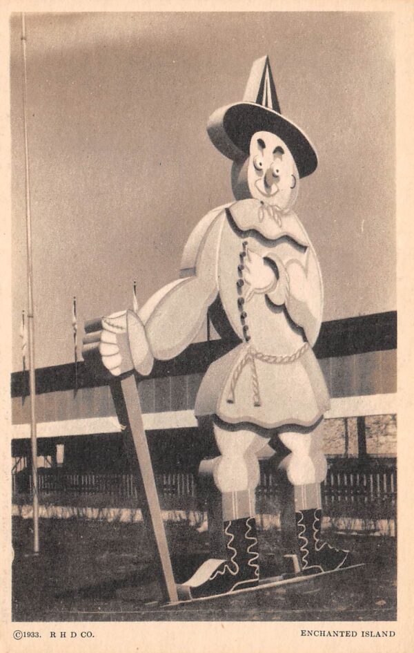 Chicago Illinois Strawman, Enchanted Island, Chicago World's Fair 1933, PC U13426