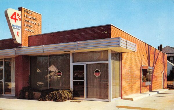 Dunn North Carolina 1st Federal Savings & Loan Association, Chrome PC U13432
