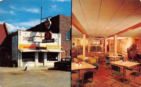 Camdenton Missouri Night Hawk Cafe & Rodeo Room, Multi-View Chrome PC U13439