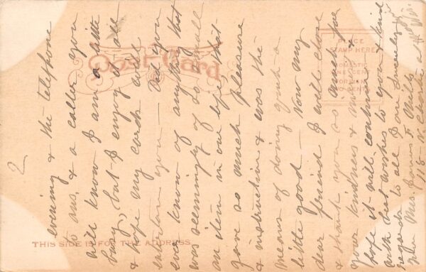 McGregor Iowa Looking North From Point Ann, Undivided Back, Vintage PC U13462 - Image 2
