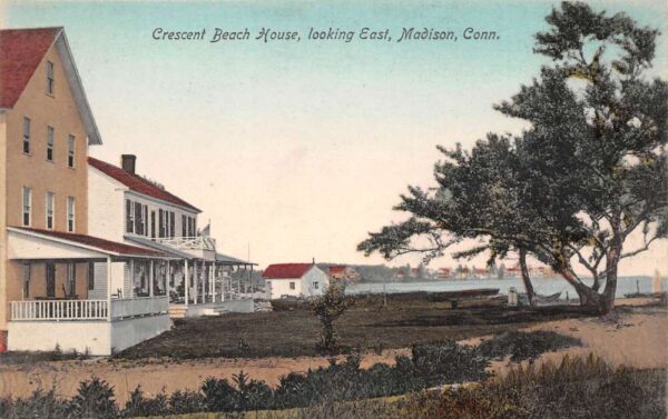 Madison Connecticut Crescent Beach House, Looking E., Color Lithograph PC U13511