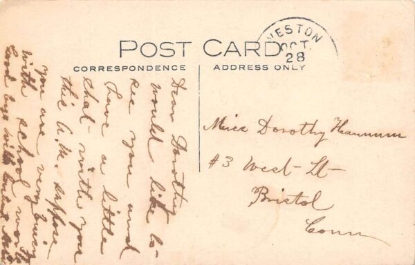 Weston Vermont High Street, Real Photo Vintage Postcard U13539 - Image 2