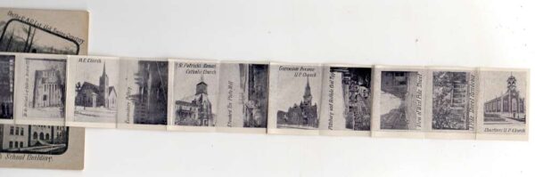 Canonsburg Pennsylvania Souvenir Greetings Fold Out Heart Views PC AA75033 - Image 3