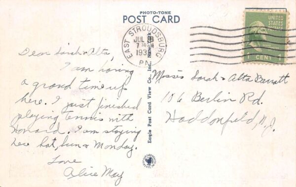 East Stroudsburg Pennsylvania Pinebrook in the Poconos Tabernacle PC AA75057 - Image 2