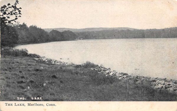 Marlboro Connecticut The Lake Scenic View Vintage Postcard AA75064