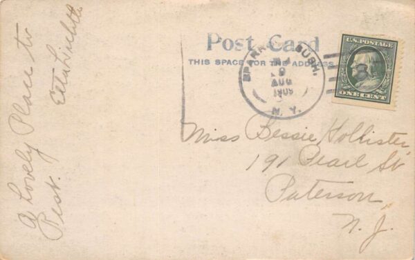 Sparrow Bush New York Eddy Farm Footpath Along River Real Photo Postcard AA75233 - Image 2