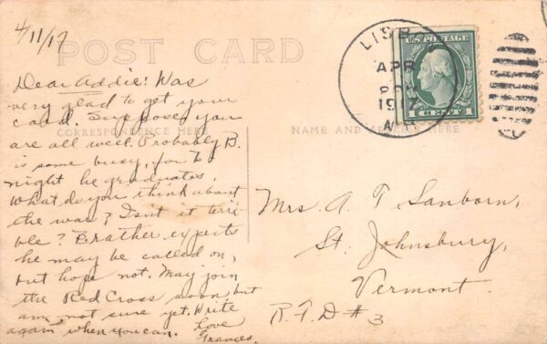 Lisbon New Hampshire Parker Young Co Lumber Real Photo Vintage Postcard AA75234 - Image 2