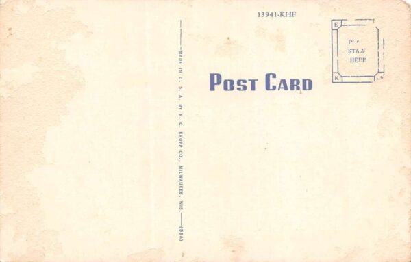 Talladega Alabama Manning Hall, Alabama School For Deaf, Vintage Postcard U13650 - Image 2