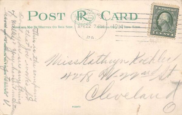 Woodlawn Pennsylvania Jones & Laughlin Steel Co. Blast Furnaces PC U13658 - Image 2