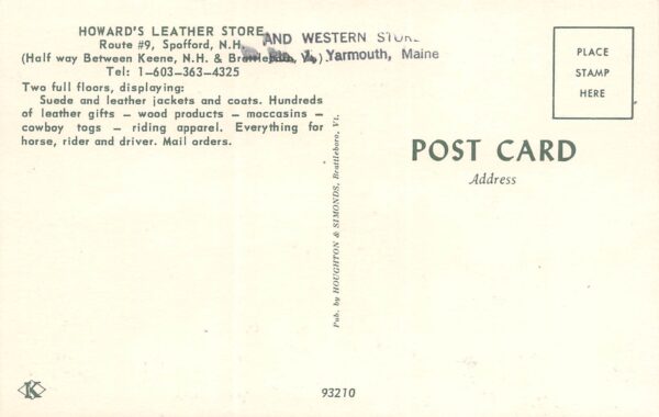 Spofford New Hampshire Howard's Leather & Western Store, Multi-View Chrome PCU13725 - Image 2