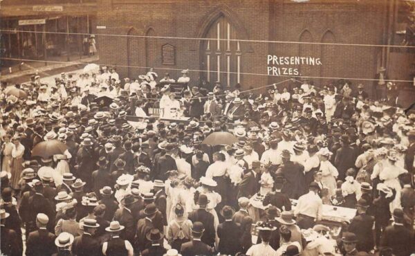 Harrisburg Pennsylvania Festival Presenting Prizes Real Photo Postcard AA75302
