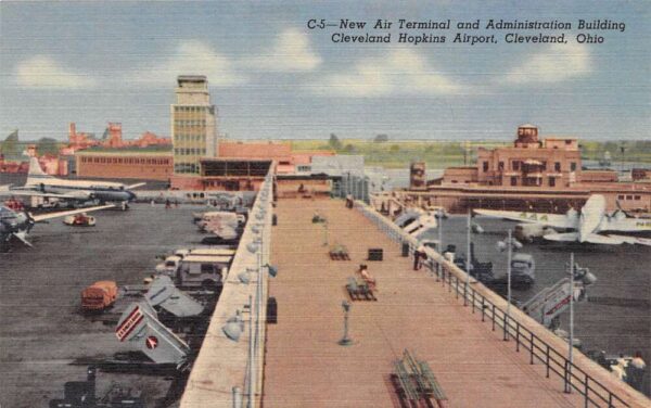 Cleveland Ohio New Air Terminal & Admin. Bldg., Cleveland Hopkins Airport, PCU13782