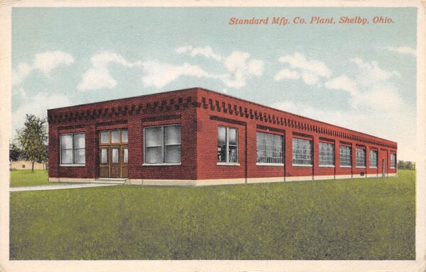 Shelby Ohio Standard Manufacturing Co. Plant, White Border Vintage PC U13805