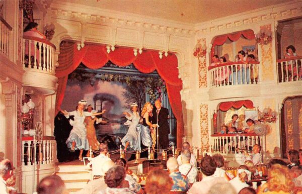 Anaheim California Can-Can Show, Pepsi Cola's Golden Horseshoe, Disneyland, PC U14006