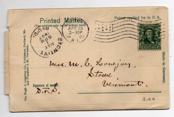 Newport Rhode Island City and Harbor Pull Out Views Vintage Postcard AA75479 - Image 2