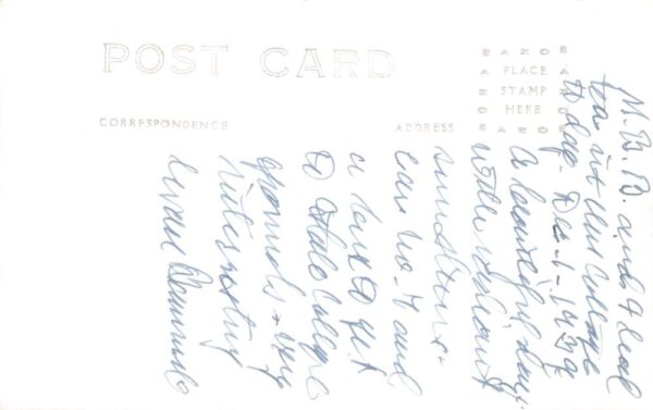 San Diego California State College Scripps Cottage Real Photo Postcard AA75493 - Image 2