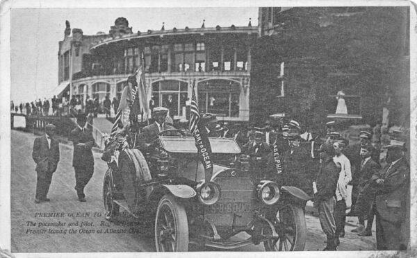 Atlantic City New Jersey Ocean to Ocean Pilot Parade Vintage Postcard AA75663