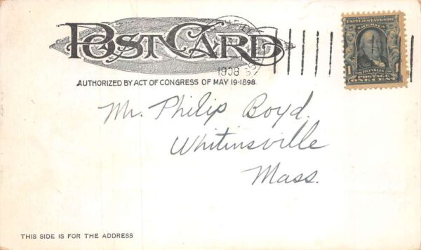 East Northfield Massachusetts Student Conference College Postcard AA75668 - Image 2