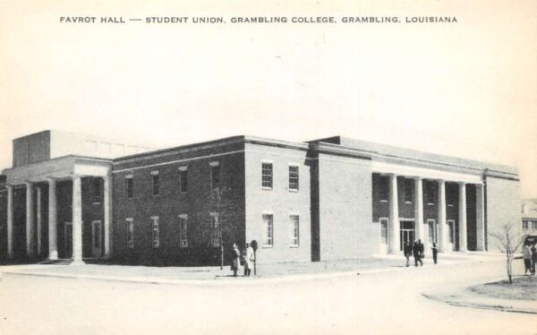 Grambling Louisiana Grambling College Favrot Hall Vintage Postcard AA75676
