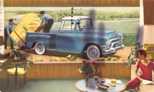 GMC Truck 100 Series Car Advertising Vintage Postcard AA75685