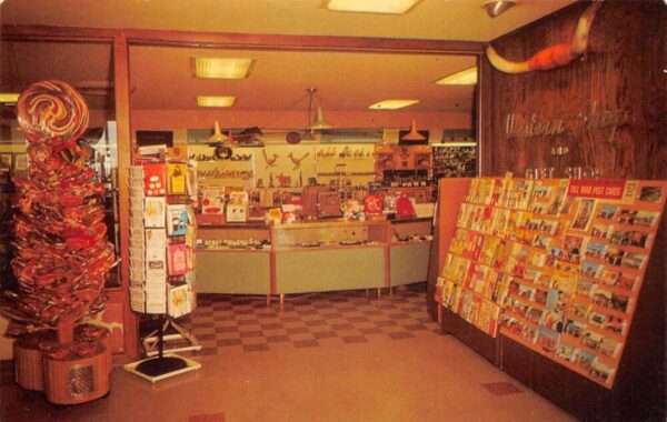 Vinita Oklahoma Hosts Western Shop Postcard Display Vintage Postcard AA75686