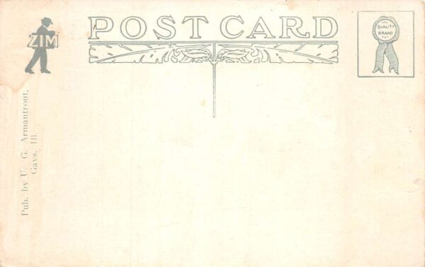 Gays Illinois Christian Church Vintage Postcard AA75717 - Image 2