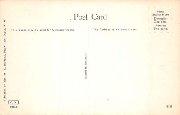 Fitzwilliam New Hampshire JM Parker Grain Elevator Vintage Postcard AA75729 - Image 2