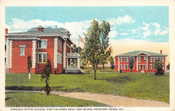 Newport News Virginia Virginia State School For Colored Deaf & Blind,PC U14024