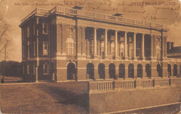 Sweet Briar Virginia Academic Bldg., Sweet Briar College, Sepia Photo Print PC U14038