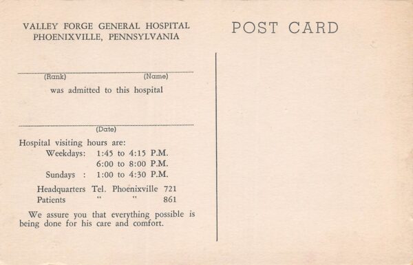 Phoenixville Pennsylvania Valley Forge General Hospital, Aerial View, Pc U14072 - Image 2